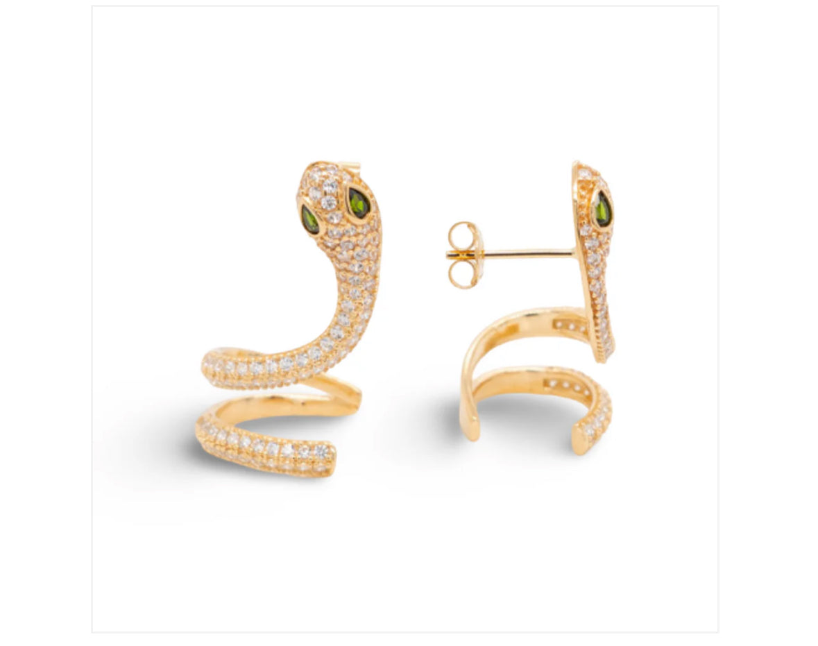 Fancy Serpent Earrings