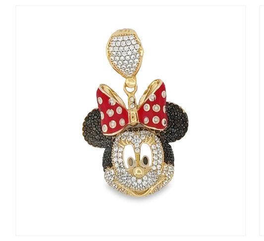 10kt Minnie Pendant