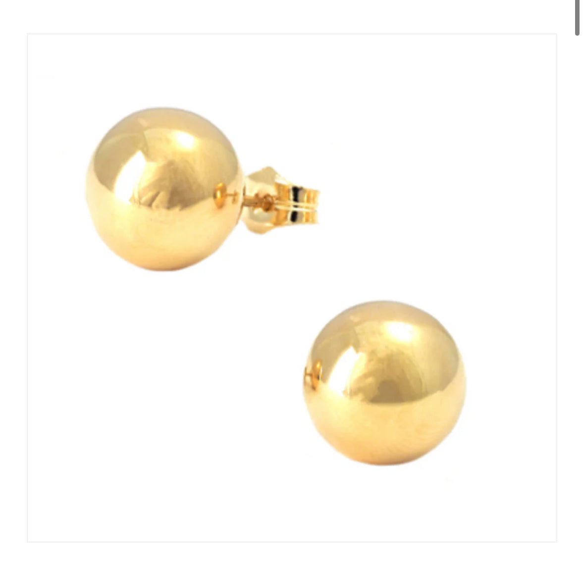 18K Dormilones Earrings