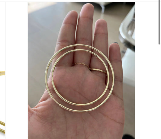 NEW JLO HOOPS 14K